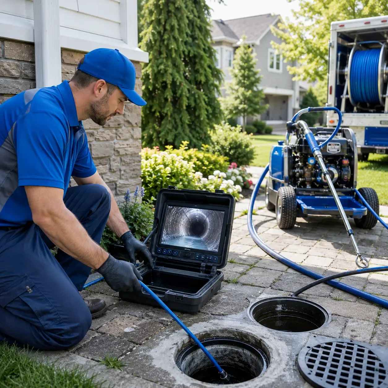 Outdoor drain cleaning professionals serving East Schodack, NY